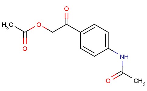 Acetamide, N-[4-[2-(acetyloxy)acetyl]phenyl]-